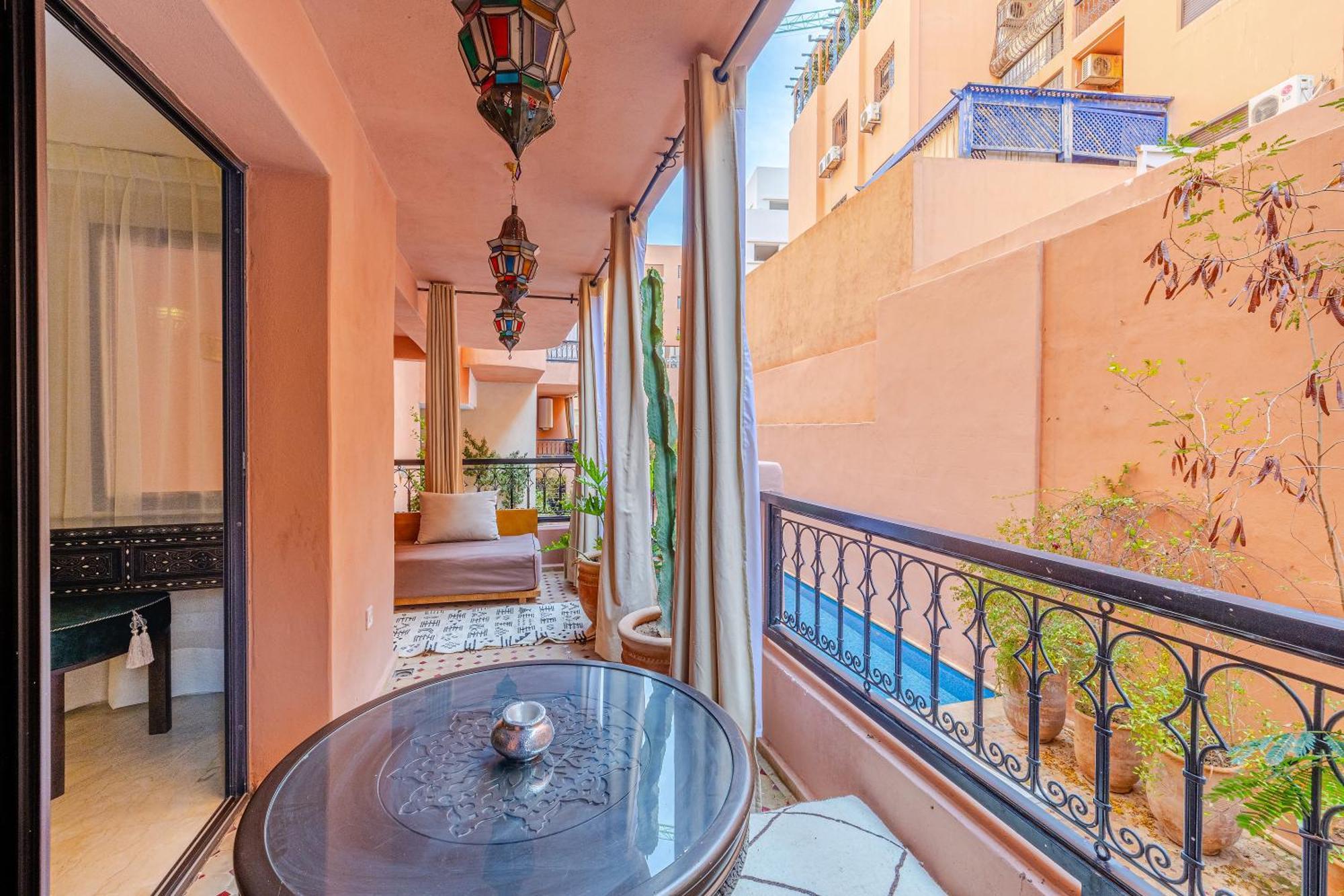 Appartement moderne en City Center Marrakech-Gueliz Marrakesh Eksteriør billede